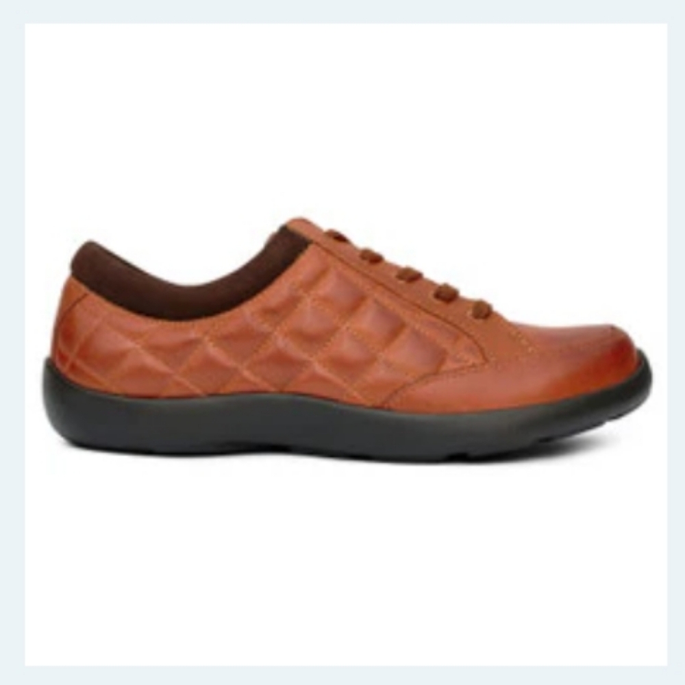 NIB Anodyne Casual Sport Women's Shoes In Saddle Size 8.5 - Picture 3 of 11